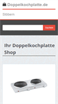 Mobile Screenshot of doppelkochplatte.de